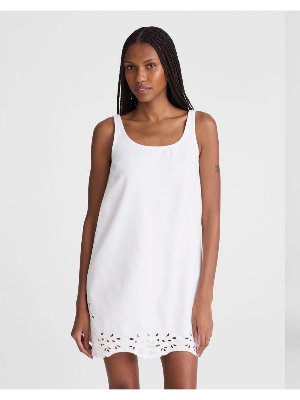 NWT MADEWELL EYELET WHITE DRESS